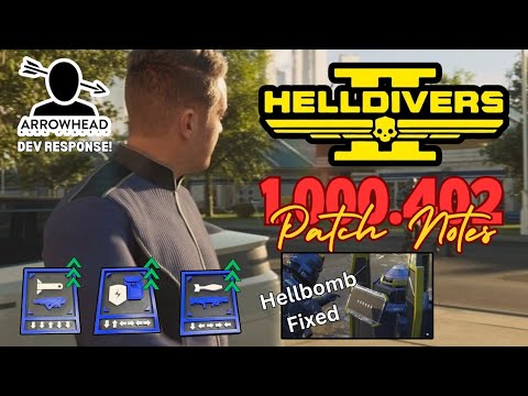 PATCH NOTES 1.000.402 / HELLDIVERS 2 - YouTube