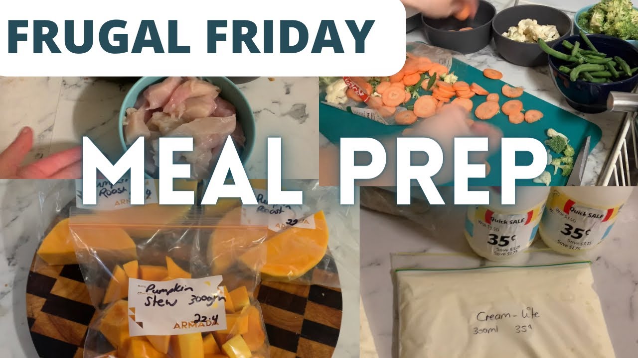 Meal Prep for EASY dinner time / Frugal Living - YouTube