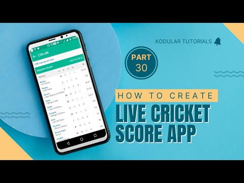 Step-by-Step Guide: Creating Your Own Live Cricket Score Android App in Kodular!  PART 30
