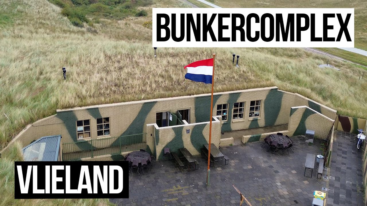 BIZAR loopgravenstelsel met 11 bunkers op VLIELAND | Atlantikwall