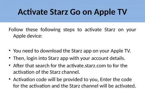 Activate Starz on Roku, Apple TV, Amazon TV, Playstation