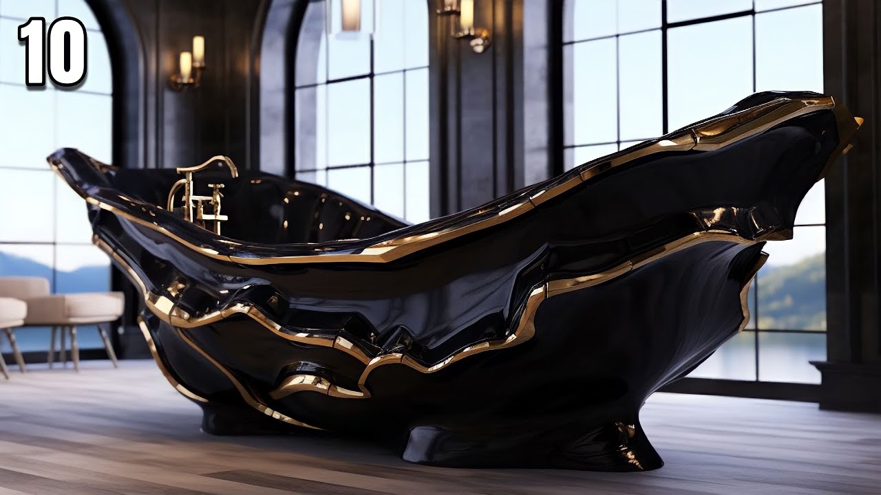 Top 10 Obsidian Elegance Bathtub A stunning embodiment of nature's