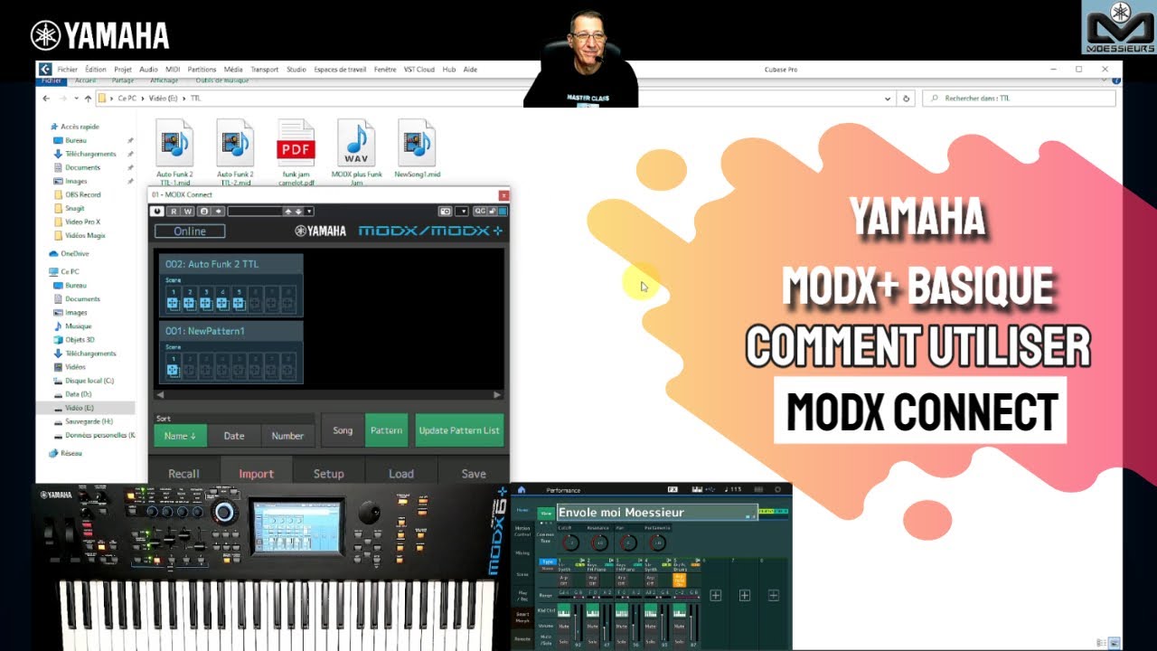 Comment utiliser MODX Connect pour ton Yamaha MODX+ & MODX - YouTube