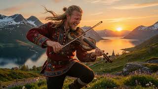 🎵 Fiddle Fire in the Midnight Sun – Energetic Nordic Folk Pols
