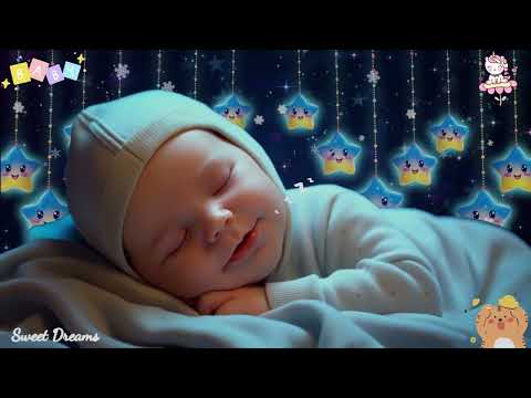 Mozart & Brahms Lullabies 💤 Baby Sleep Music 🌙 Beat Insomnia & Sleep in 3 Minutes