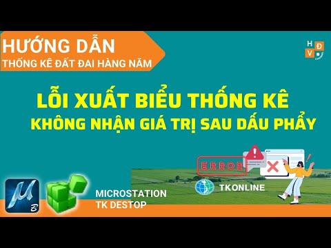 #6 Sửa lỗi xuất biểu TKdestop không nhận giá trị sau dấu phẩy #HĐVChannel