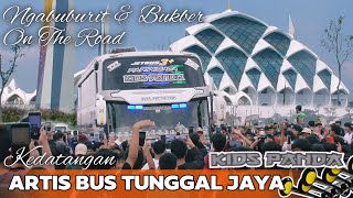 Viral‼️Kedatangan Artis Bus Tunggal Jaya KIDS PANDA, Ngabuburit & Bukber On The Road Masjid Al-Jabar