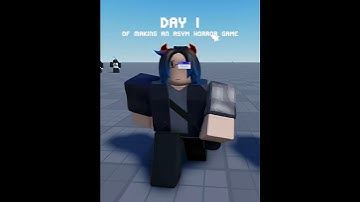 DAY 1 of making an ASYM roblox game || #roblox #forsaken #asymmetrical #devlog #fypシ