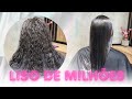 ALISAMENTO EM CABELO CACHEADO COM PROGRESSIVA SEM FORMOL - DICAS COM PASSO A PASSO #liso #hair #dica