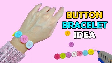 DIY BUTTON BRACELET IDEA AT HOME - AMAZING BFF BRACELETS