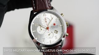 Swiss Military Hanowa Helvetus Chrono 06-4316.04.001.02 - YouTube