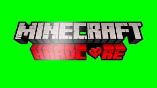 Minecraft Logo Animation Green Screen