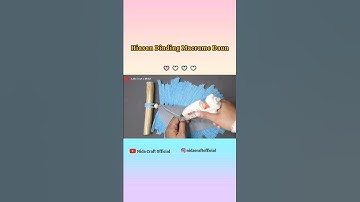 How to make macrame feather leaf #macrame #macrametutorial #shorts