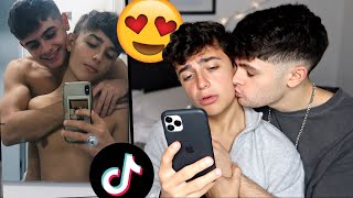 REACTING TO GAY COUPLE TIK TOKS (Gay Reacts)