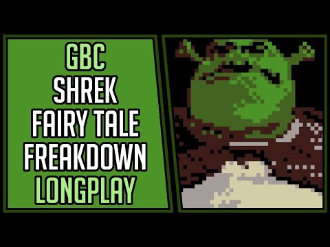 Shrek: Fairy Tale Freakdown (Hard+All Characters) | GBC | Longplay | Walkthrough #181 [4Kp60]