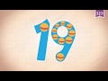 Learn Number Nineteen 19 in English & Counting, Math by Endless Alphabet Kids Educational Video