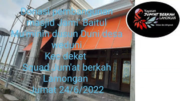 donasi pembangunan masjid kec Deket
