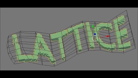 Blender Absolute Beginner Tutorial Lattice
