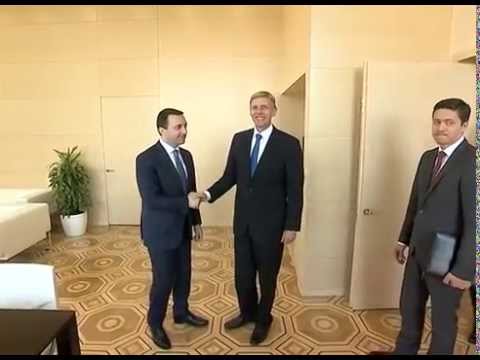 გამოსამშვიდობებელი შეხვედრა ნორვეგიის ელჩთან