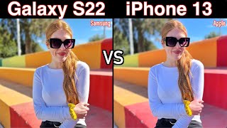 Samsung Galaxy S22 VS iPhone 13 Camera Comparison!