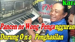 Nganggur Dangdut Koplo NADA PRIA || By MASDDDHO Ft. SAKA KEMPOT || KARAOKE KN7000 FMC