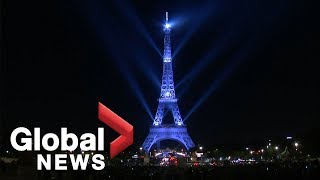 Eiffel Tower celebrates 130th anniversary with light show