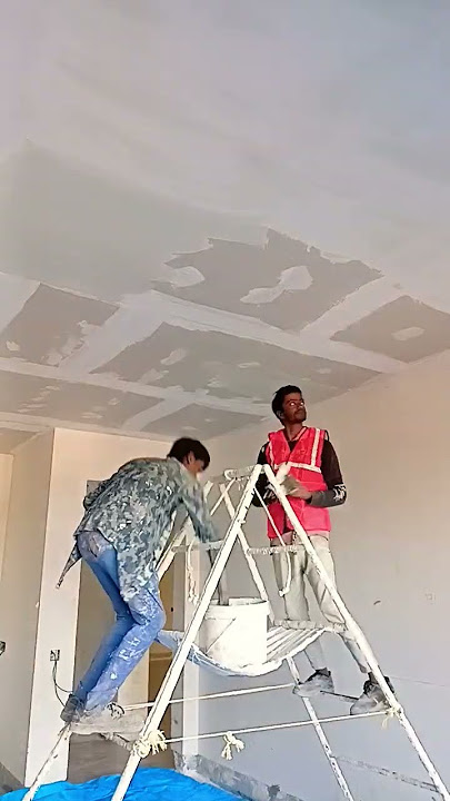 Ceiling putty works part-2 #shorts #viral #erashokpandey #puttywork #putty