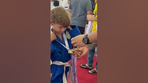 Primeira competição de judô - Consegui medalha de ouro 👍🥇