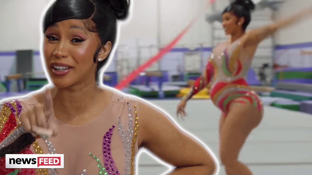 Cardi B SHOCKS Fans With Hilarious Gymnastics Routine While PREGNANT!