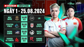 W vs LCK - EP vs SV - BS vs PM - AG vs RKE | TRỰC TIẾP VÒNG BẢNG CFSSC 2024 NGÀY 25/08 thumbnail