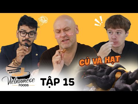 Video Người nước ngoài giật bắn mình khi ăn các loại củ và... - youtube