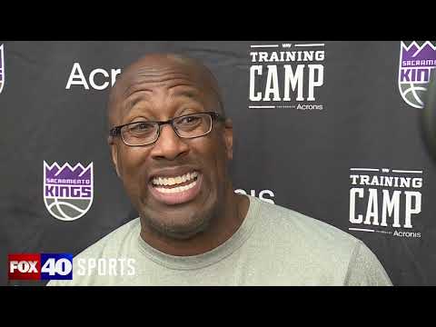 Kings coach Mike Brown on Barry Bonds visiting training camp in Sacramento