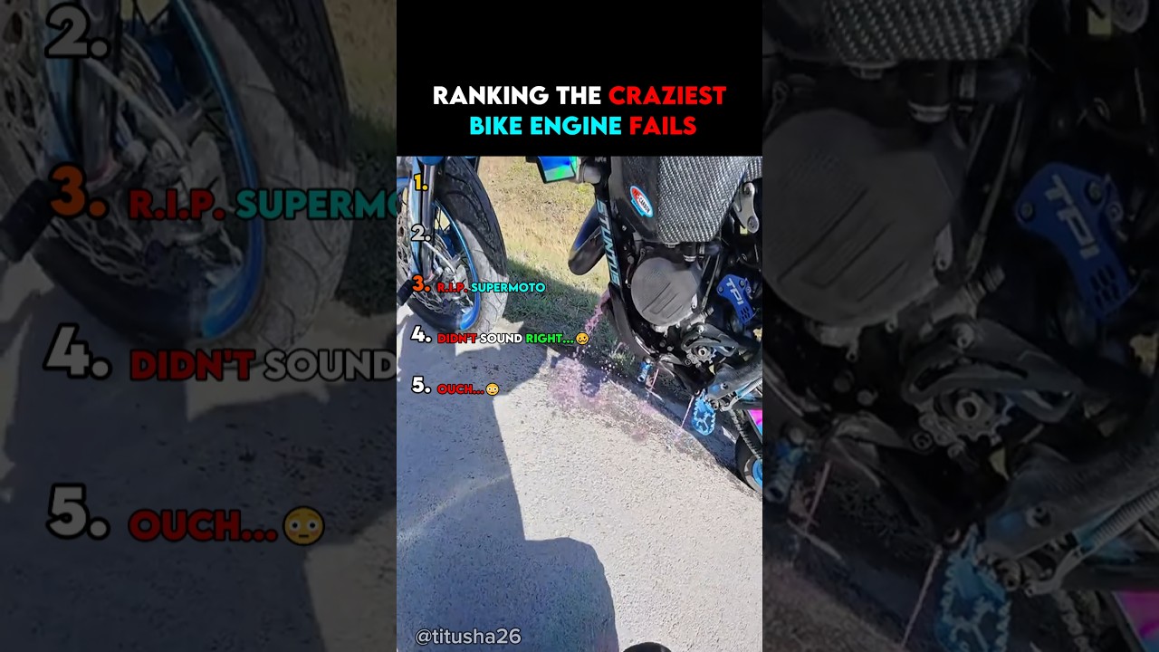Ranking The Craziest Bike Engine Fails