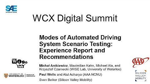 Modes of Automated Driving System Scenario Testing: Experience Report and Recommendations