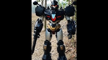 NS 200 || Transform into Robot || Bike to robot transformation ||Trending shorts || #robot #airobot