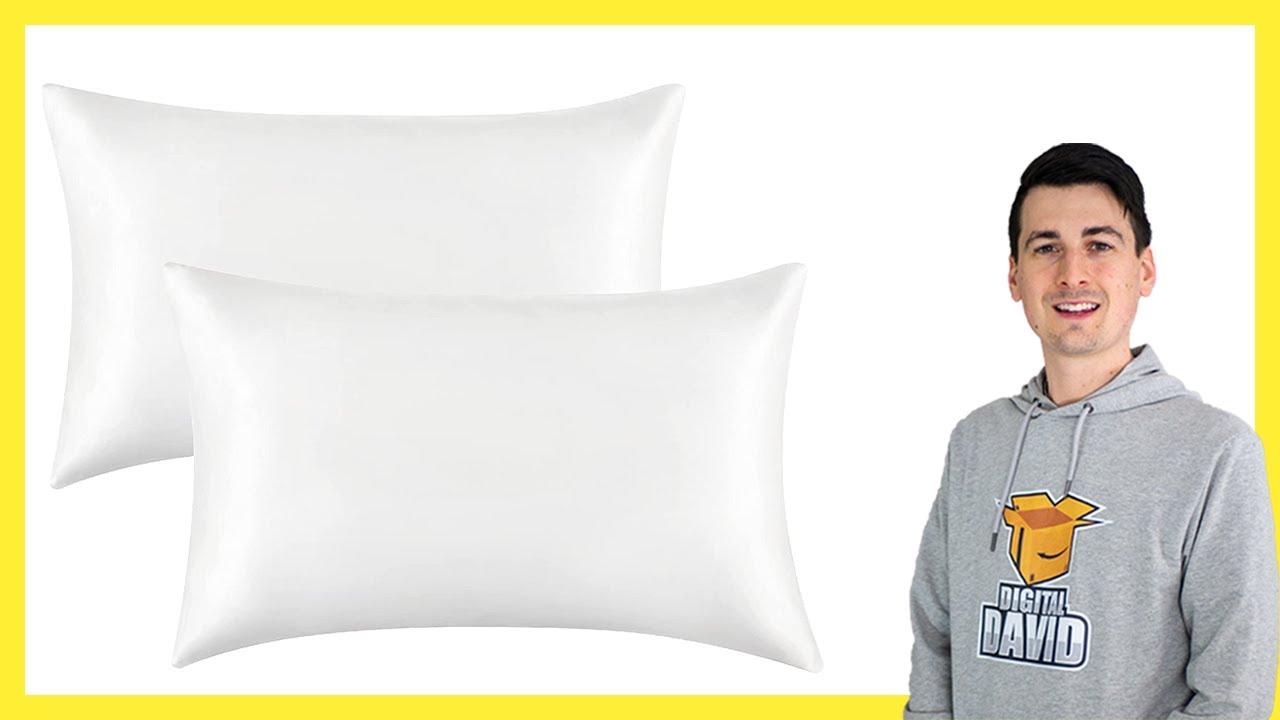 Bedsure Satin Pillowcases Standard Set of 2 Silk Pillow Cases Review