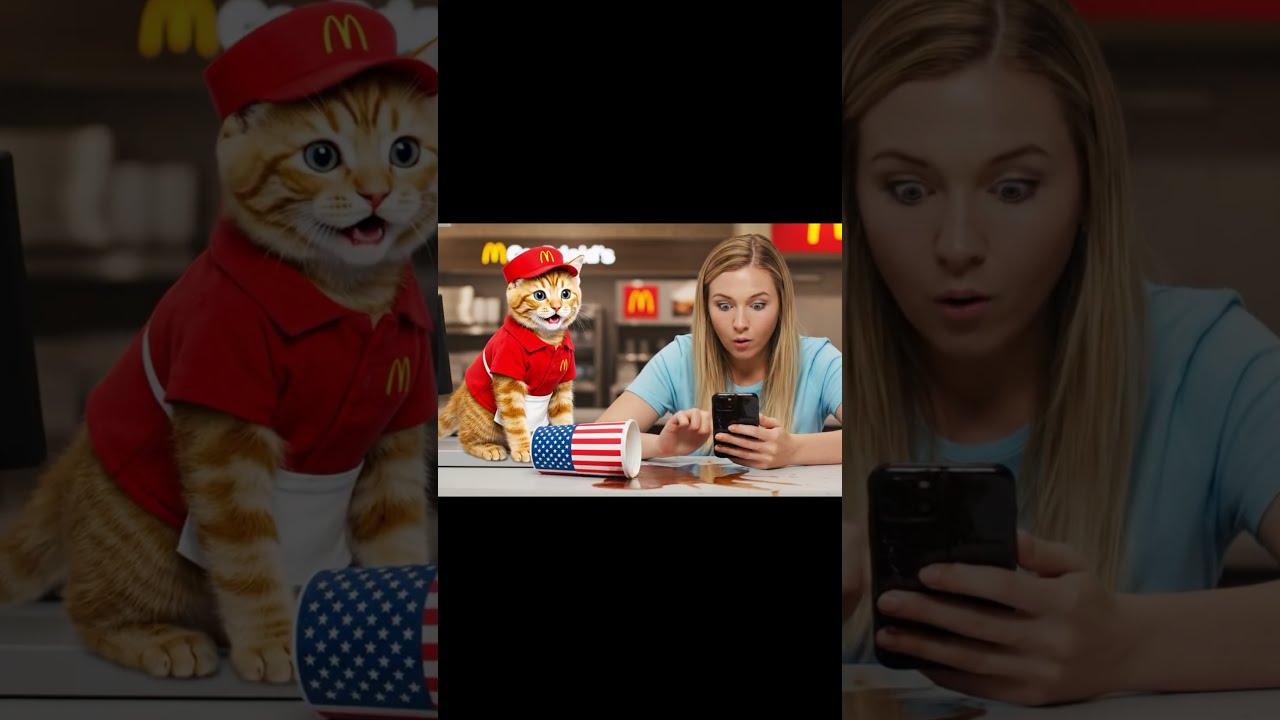 He Ruined The Phone But His Offer Is Tempting Funnycat Subscribe Usa Kitten Mcdonalds