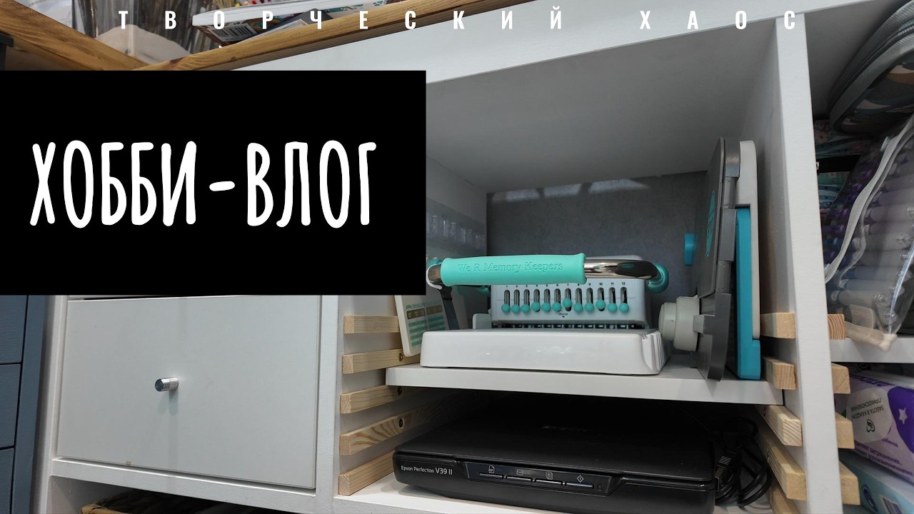 ХОББИ-ВЛОГ №5 | ОРГАНАЙЗЕРЫ ДЛЯ РУЧЕК, НАПРАВЛЯЮЩИЕ ДЛЯ СТЕЛЛАЖА, ПОЛОМКА ПРИНТЕРА
