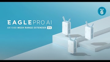 D-Link EAGLE PRO AI Series AX1500 Mesh Range Extender (E15)
