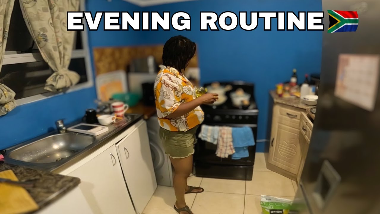 A Simple Evening Routine In Africa 🇿🇦 | Cooking Pilchards For Dinner