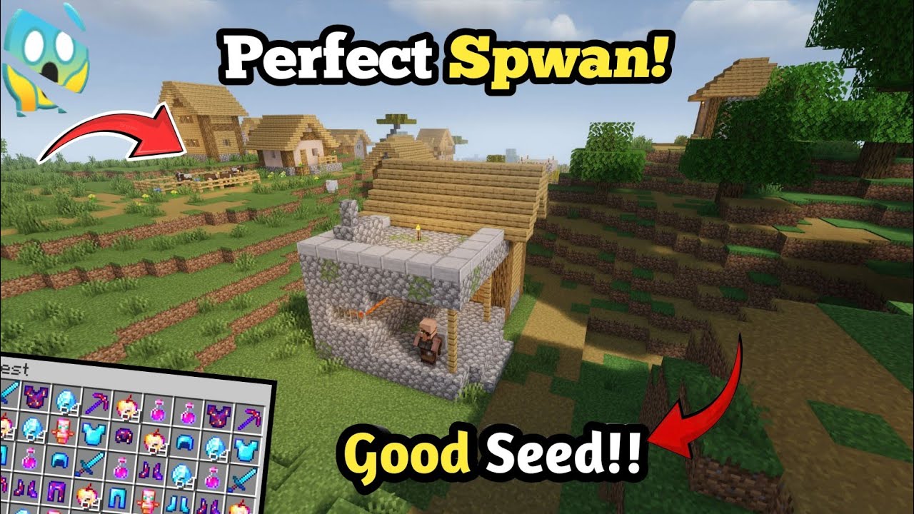 God Seed For😱 Minecraft packet edition 1.20+!!