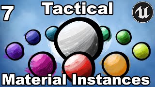 Tactical Combat 7 - Material Instances And Guides For The Grid - Unreal Engine Tutorial Turn Based