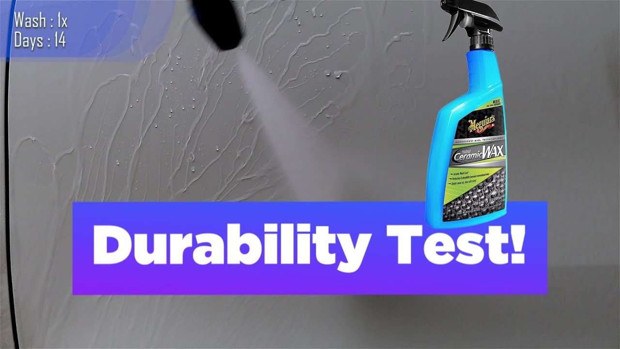 Car Wax Test Meguiars Hybrid Ceramic Wax YouTube