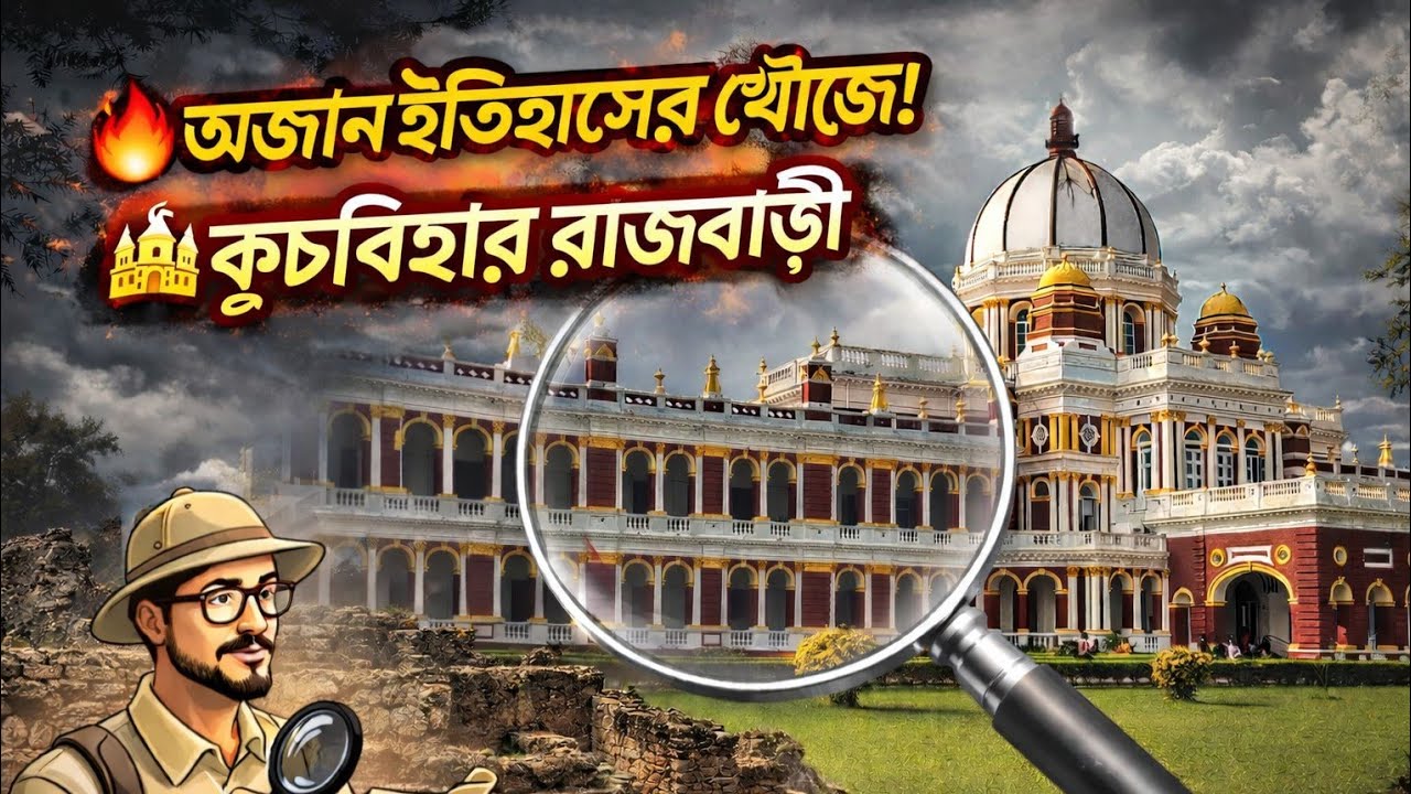 কুচবিহার রাজবাড়ীর দেওয়ালে কান্না? Emotional Journey to Cooch Behar Rajbari । Cooch Behar palace ।