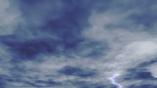 Night Storm relaxing background / Thunder cloud timelapse effect