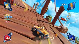 Team race Vs single race Team Sonic racing 4k 60fps