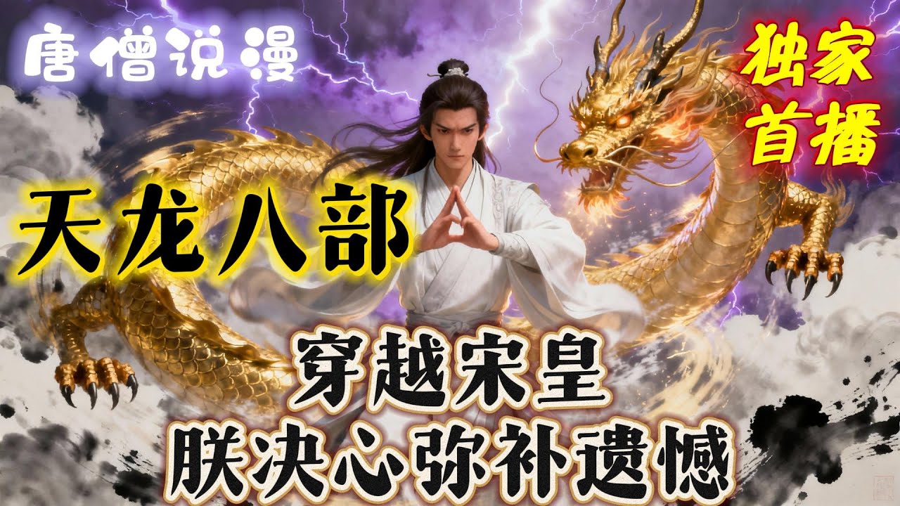 《天龙：穿越宋皇，朕决心弥补遗憾》现代人赵旭看完《天龙八部》电视剧，带着强烈的意愿穿越成为刚刚因病驾崩的大宋皇帝赵旭，因为熟知剧情，决心弥补遗憾#完结文 #热血 #武俠 #金庸 #一口气看完#笑傲江湖