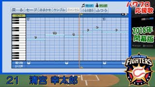 【パワプロ 応援歌】北海道日本ハムファイターズ 2018年応援歌集