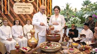 TANGIS HARU! Al, El, & Dul Dampingi Bunda Maia Siraman 7 Bulanan, Momen Syukuran Kembali Bersatu