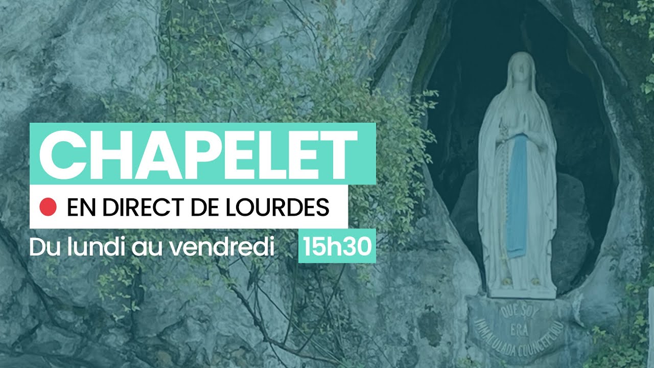 🔴 EN DIRECT Prière du Chapelet à Lourdes 06 décembre 2023 YouTube